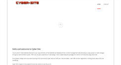 Desktop Screenshot of cyber-site.com